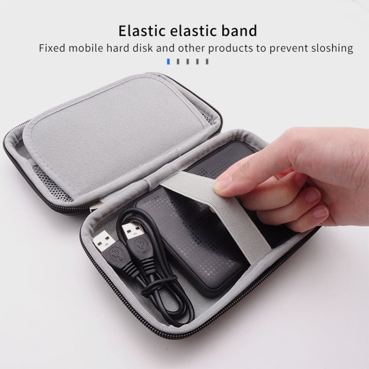 CHKJOK GH1805 EVA Mobile Festplatten Anti-Druck Hartschalen-Tasche, GH1805 Schwarz, GH1805 Blau, GH1805 Rot