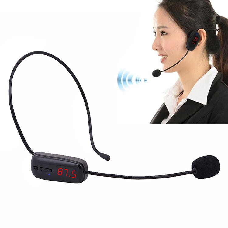 FM Mikrofon Drahtloses Headset Kleiner Verstärker Kopfbügelmikrofon