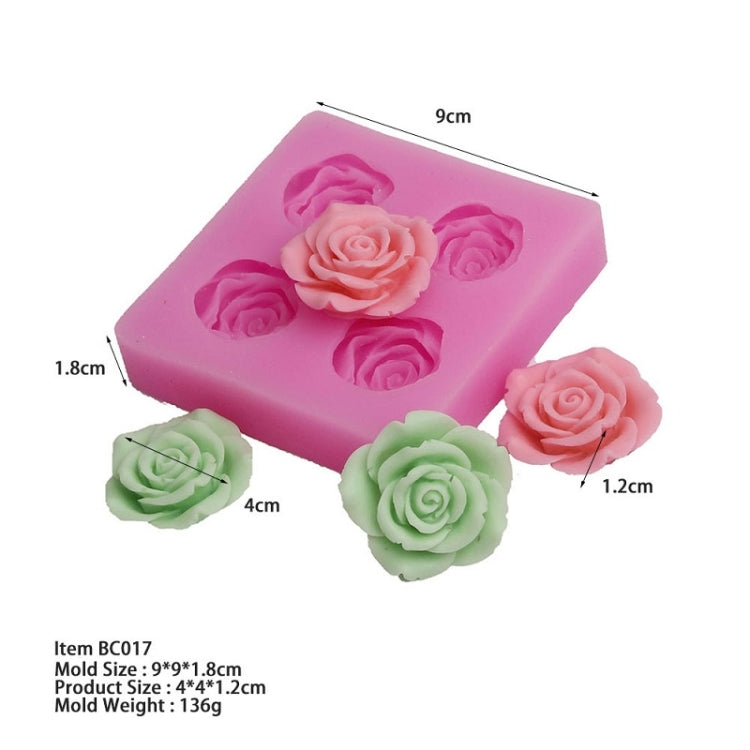 Blumen Silikonform Handgemachte Seife Fondant Tortendekoration, Fondant Tortendekoration
