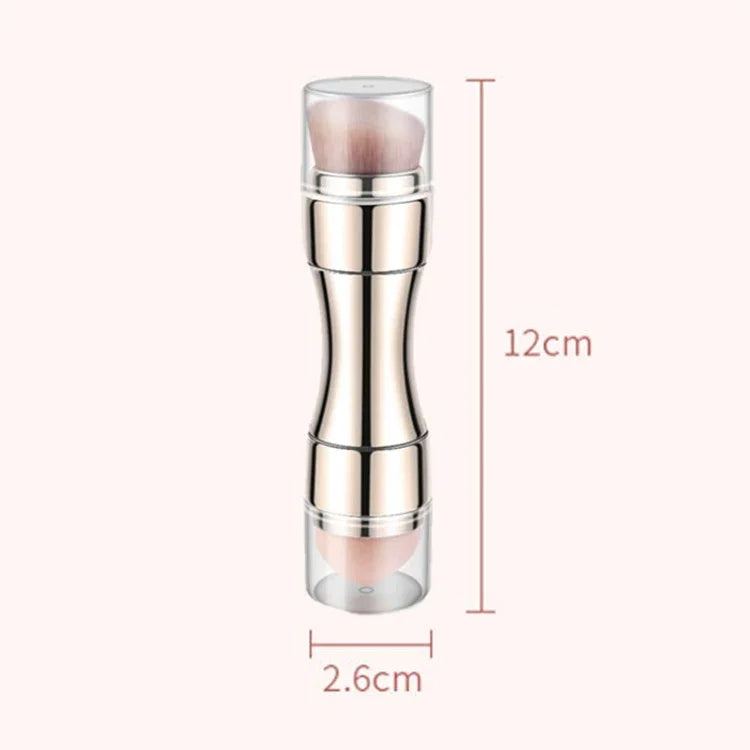 4-in-1-Einziehbarer Make-up-Pinsel aus Metall