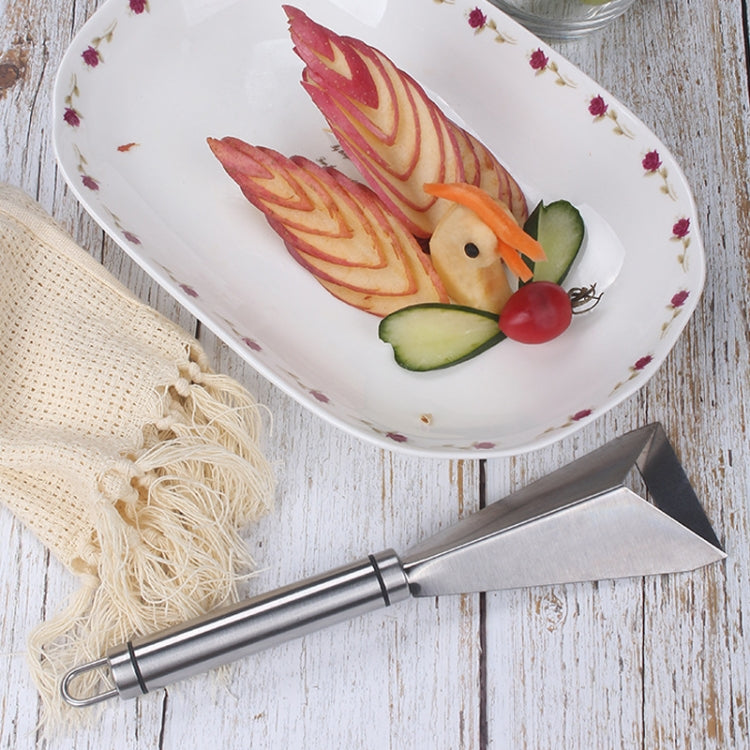 Haushalt Edelstahl Obstschnitzmesser Ausstecher Blumenförmiger Gemüseschneider, Schnitzmesser