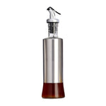 Edelstahl Glas Ölflasche Küche Gepresste Gewürzflasche, 200 ml, 300 ml, 500 ml