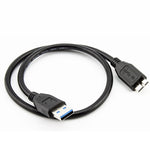 USB 3.0 Stecker zu Micro USB HDD Datenkabel für externe mobile Festplatte, Kabellänge: 1,8m
