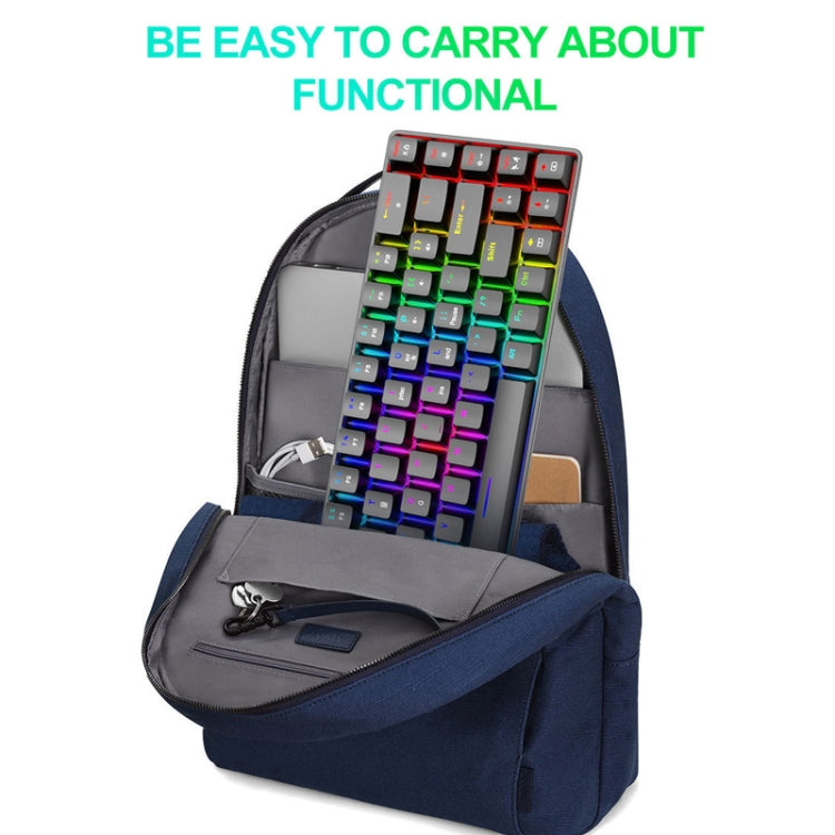 ZIYOU LANG T8 68 Tasten RGB Leuchtende Mechanische Gaming-Tastatur, Kabellänge: 1,6 m, T8 Weiß Roter Schaft, T8 Blau Grüner Schaft, T8 Pink Grüner Schaft, T8 Schwarz Grüner Schaft, T8 Schwarz Tee Schaft, T8 Weiß Grüner Schaft