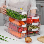 Obst- und Gemüseschublade für den Kühlschrank mit Deckel, mit Deckel, TY-9078, TY-9079, TY-9081, TY-9082