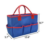 Lehrer Schreibwaren Aufbewahrungstasche Garten- und Gartengerätetasche, Blau, Lila, Schwarz, Pflaumenrot