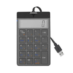 Sunreed SKB886S Ziffernblock, 19 Tasten, kabelgebunden, mit digitaler USB-Schnittstelle, Kabellänge: 1,5 m, kabelgebunden Weiß, kabelgebunden Schwarz