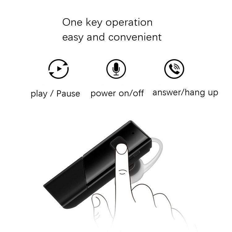 Einzelnes Ohr 4.2 Bluetooth Headset Stereo HIFI Sport Kabelloses Bluetooth Headset, A1 Schwarz, A1 Weiß, A2 Schwarz, A2 Weiß