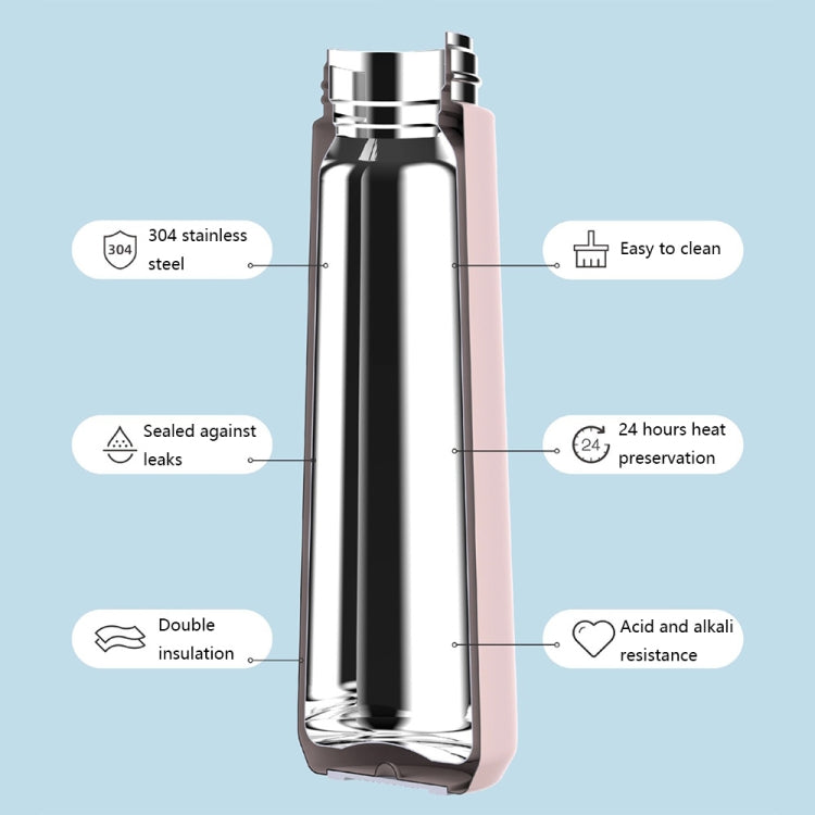 Saylee 304 Tragbare Thermoskanne aus Edelstahl, 350 ml, 420 ml