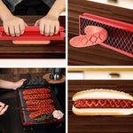Würstchenschneider Schinken und Eier Barbecue Cut Texturwerkzeug, Barbecue Cut
