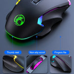 IMICE T70 8-Tasten 7200DPI RGB Beleuchtung Programmierbare kabelgebundene Gaming-Maus, Kabellänge: 1,8m, T70