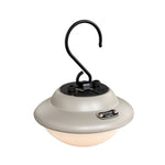 Tragbare Outdoor-Hängeleuchte, USB aufladbar, Campinglicht, Schwarz, Beige