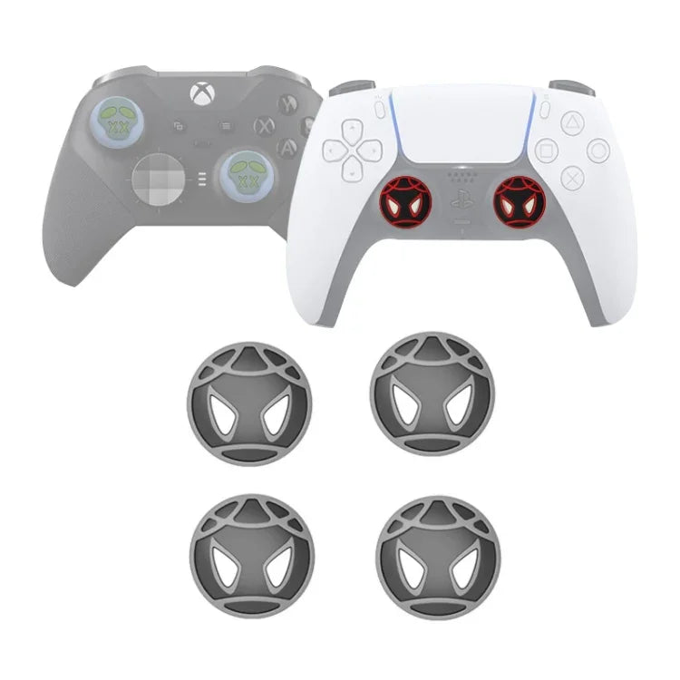 2 Sets ToyiLuya Rocker-Schutzkappen, linke und rechte Griffkappen aus Silikon mit Anti-Rutsch-Funktion für PS4/PS5