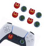 2 Sets ToyiLuya Rocker-Schutzkappen, linke und rechte Griffkappen aus Silikon mit Anti-Rutsch-Funktion für PS4/PS5