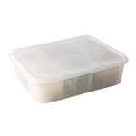 A2958 Gehackte Zwiebel Knoblauch Kühlbox mit Deckel, Klein, 6-teilig / Sets