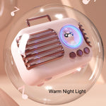 DW09 HD Sound Quality Tragbarer USB-Gepäck-Bluetooth-Lautsprecher, Rosa, Blau, Gelb, Hellblau