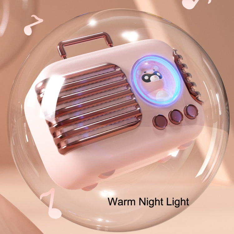 DW09 HD Sound Quality Tragbarer USB-Gepäck-Bluetooth-Lautsprecher, Rosa, Blau, Gelb, Hellblau