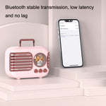 DW09 HD Sound Quality Tragbarer USB-Gepäck-Bluetooth-Lautsprecher, Rosa, Blau, Gelb, Hellblau