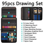 95 PCS / Set Yover Ölfarbstift-Set Kunst Skizzenstift Malset, 95 PCS / Set