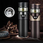 101-500ML Isolierbecher Teewasser-Trennung Teetasse, Stil:, Edelstahl Schwarz, Edelstahl Kaffee, Edelstahl Grau, Schwarz+Geschenkbox, Kaffee+Geschenkbox, Grau+Geschenkbox, Glas Schwarz+Geschenkbox, Glas Kaffee+Geschenkbox, Glas Grau+Geschenkbox...