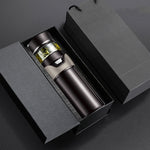 101-500ML Isolierbecher Teewasser-Trennung Teetasse, Stil:, Edelstahl Schwarz, Edelstahl Kaffee, Edelstahl Grau, Schwarz+Geschenkbox, Kaffee+Geschenkbox, Grau+Geschenkbox, Glas Schwarz+Geschenkbox, Glas Kaffee+Geschenkbox, Glas Grau+Geschenkbox...