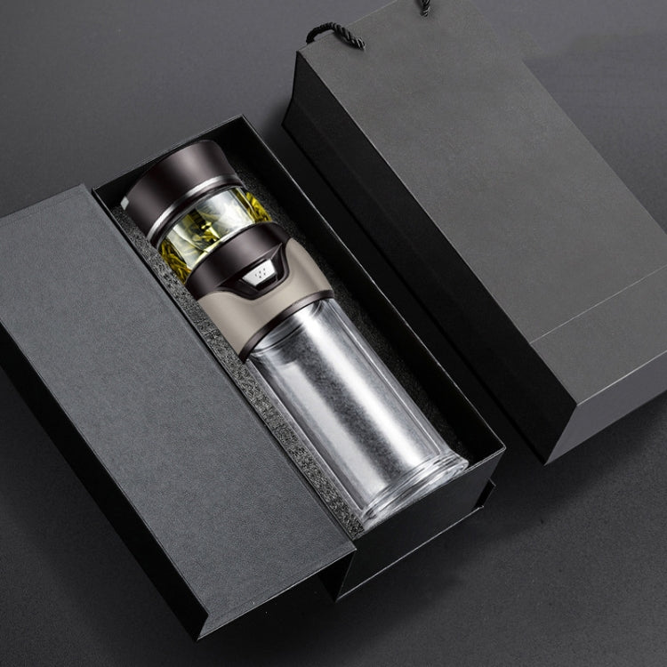 101-500ML Isolierbecher Teewasser-Trennung Teetasse, Stil:, Edelstahl Schwarz, Edelstahl Kaffee, Edelstahl Grau, Schwarz+Geschenkbox, Kaffee+Geschenkbox, Grau+Geschenkbox, Glas Schwarz+Geschenkbox, Glas Kaffee+Geschenkbox, Glas Grau+Geschenkbox...