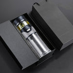 101-500ML Isolierbecher Teewasser-Trennung Teetasse, Stil:, Edelstahl Schwarz, Edelstahl Kaffee, Edelstahl Grau, Schwarz+Geschenkbox, Kaffee+Geschenkbox, Grau+Geschenkbox, Glas Schwarz+Geschenkbox, Glas Kaffee+Geschenkbox, Glas Grau+Geschenkbox...
