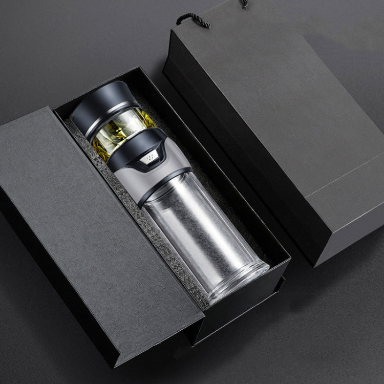 101-500ML Isolierbecher Teewasser-Trennung Teetasse, Stil:, Edelstahl Schwarz, Edelstahl Kaffee, Edelstahl Grau, Schwarz+Geschenkbox, Kaffee+Geschenkbox, Grau+Geschenkbox, Glas Schwarz+Geschenkbox, Glas Kaffee+Geschenkbox, Glas Grau+Geschenkbox...