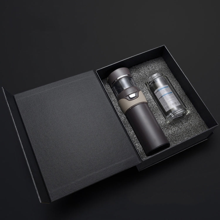 101-500ML Isolierbecher Teewasser-Trennung Teetasse, Stil:, Edelstahl Schwarz, Edelstahl Kaffee, Edelstahl Grau, Schwarz+Geschenkbox, Kaffee+Geschenkbox, Grau+Geschenkbox, Glas Schwarz+Geschenkbox, Glas Kaffee+Geschenkbox, Glas Grau+Geschenkbox...