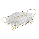 Ablageschale und Regal in Blattform aus Acryl, Stil: Schale (Transparent), Schale (Blau), Schale (Bernstein), Schale (Lila), Regal (Golden), Regal (Schwarz)