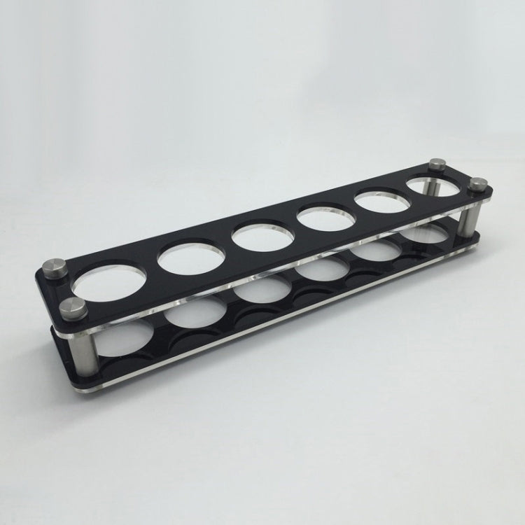 Acryl Weinglashalter mit runden Löchern, 6 Gitter, 12 Gitter