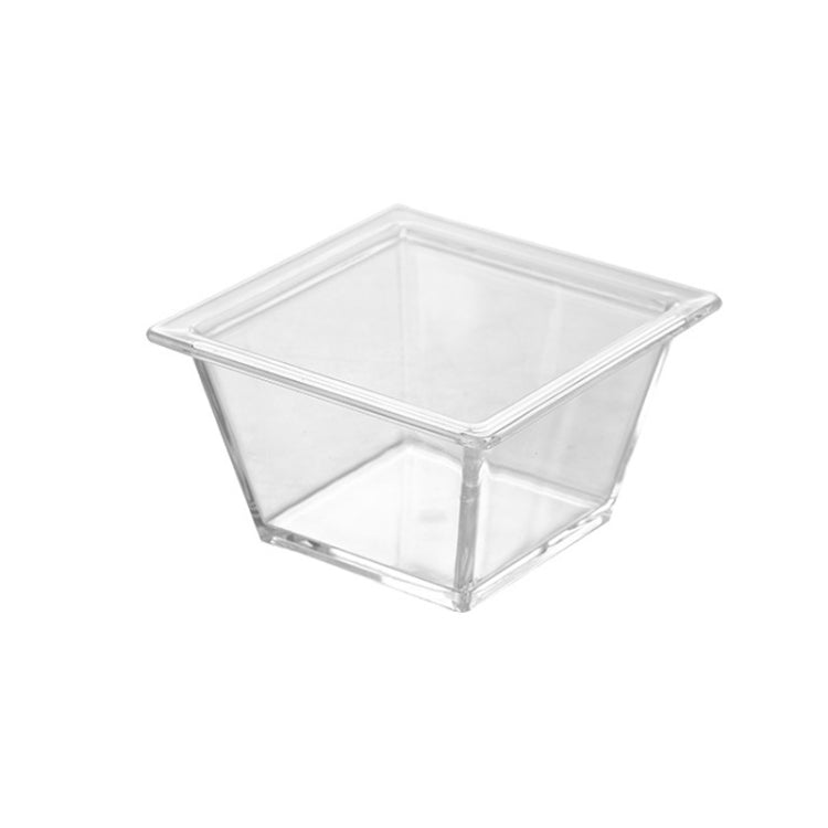 2 Stück Geometrischer Snackteller, Kleines Quartett (Weiß), Kleines Quartett (Transparent), Großes Quartett (Weiß), Großes Quartett (Transparent), Sechseckig (Transparent), Rechteckig (Transparent), Länglich (Transparent)