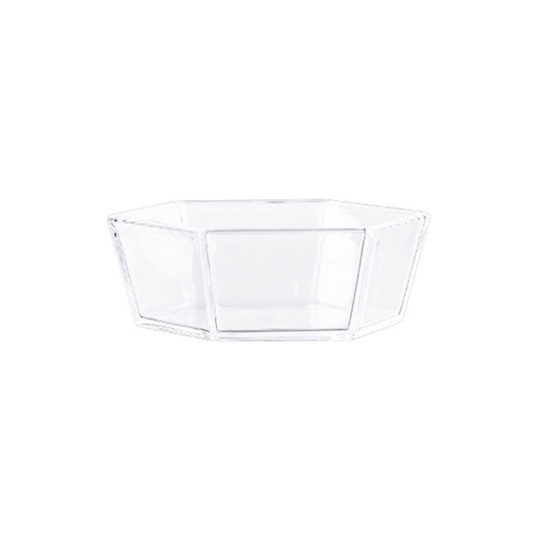 2 Stück Geometrischer Snackteller, Kleines Quartett (Weiß), Kleines Quartett (Transparent), Großes Quartett (Weiß), Großes Quartett (Transparent), Sechseckig (Transparent), Rechteckig (Transparent), Länglich (Transparent)