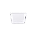 2 Stück Geometrischer Snackteller, Kleines Quartett (Weiß), Kleines Quartett (Transparent), Großes Quartett (Weiß), Großes Quartett (Transparent), Sechseckig (Transparent), Rechteckig (Transparent), Länglich (Transparent)