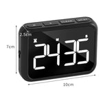 Wiederaufladbarer großer LCD-Bildschirm Elektronischer Timing-Erinnerungs-Wecker Küchenbacktimer, Backtimer