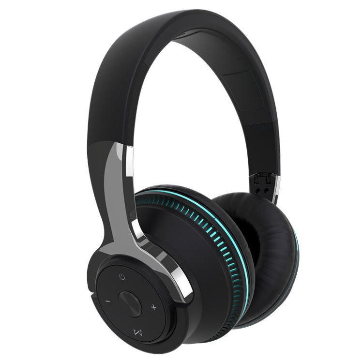 H2 Bunt Leuchtender Subwoofer Faltbares Einziehbares Karten-Kabelloses Bluetooth Headset, Schwarz, Blau, Weiß, Rot