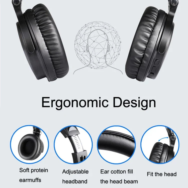 OneOdio PRO-C Bilaterales Stereo-Over-Ear-Bluetooth-Funk-Monitor-Headset mit Kabel, PRO-C