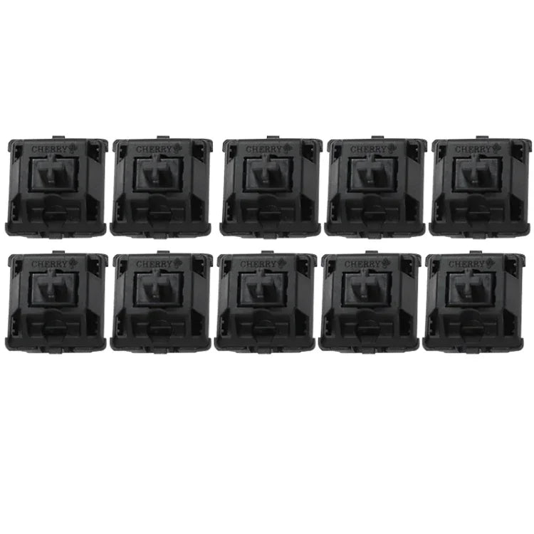 10 St. Cherry MX Schalter linearer Mute-Tastaturschalter, schwarzer Schalter, roter Schalter, brauner Schalter, blauer Schalter, weißer Schalter, grüner Schalter, silberner Schalter, Mute-Rot-Schalter, Mute-Schwarz-Schalter