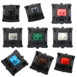 10 St. Cherry MX Schalter linearer Mute-Tastaturschalter, schwarzer Schalter, roter Schalter, brauner Schalter, blauer Schalter, weißer Schalter, grüner Schalter, silberner Schalter, Mute-Rot-Schalter, Mute-Schwarz-Schalter