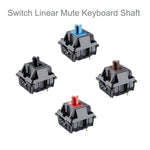 10 St. Cherry MX Schalter linearer Mute-Tastaturschalter, schwarzer Schalter, roter Schalter, brauner Schalter, blauer Schalter, weißer Schalter, grüner Schalter, silberner Schalter, Mute-Rot-Schalter, Mute-Schwarz-Schalter