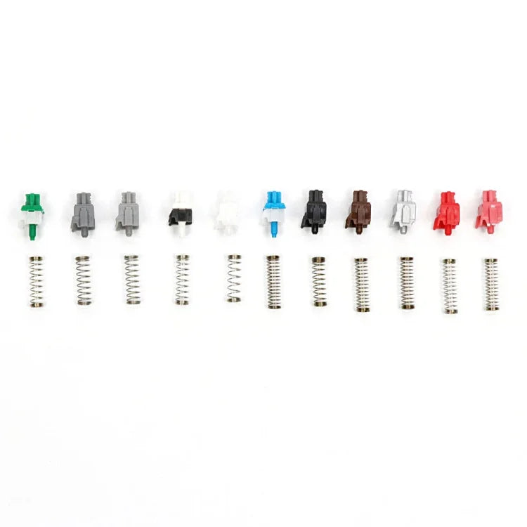 10 St. Cherry MX Schalter linearer Mute-Tastaturschalter, schwarzer Schalter, roter Schalter, brauner Schalter, blauer Schalter, weißer Schalter, grüner Schalter, silberner Schalter, Mute-Rot-Schalter, Mute-Schwarz-Schalter