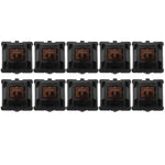 10 St. Cherry MX Schalter linearer Mute-Tastaturschalter, schwarzer Schalter, roter Schalter, brauner Schalter, blauer Schalter, weißer Schalter, grüner Schalter, silberner Schalter, Mute-Rot-Schalter, Mute-Schwarz-Schalter