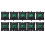 10 St. Cherry MX Schalter linearer Mute-Tastaturschalter, schwarzer Schalter, roter Schalter, brauner Schalter, blauer Schalter, weißer Schalter, grüner Schalter, silberner Schalter, Mute-Rot-Schalter, Mute-Schwarz-Schalter