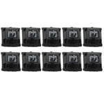 10 St. Cherry MX Schalter linearer Mute-Tastaturschalter, schwarzer Schalter, roter Schalter, brauner Schalter, blauer Schalter, weißer Schalter, grüner Schalter, silberner Schalter, Mute-Rot-Schalter, Mute-Schwarz-Schalter