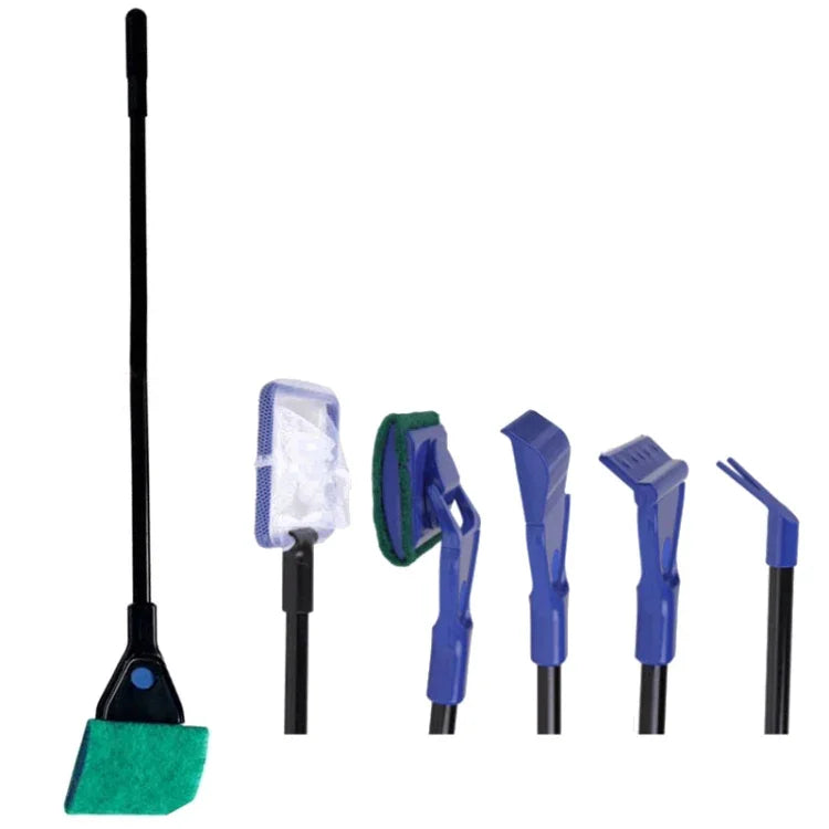 Fischtank-Aquarium-Reinigungsset 5-in-1, Fischtank-Aquarium-Reinigungswerkzeug