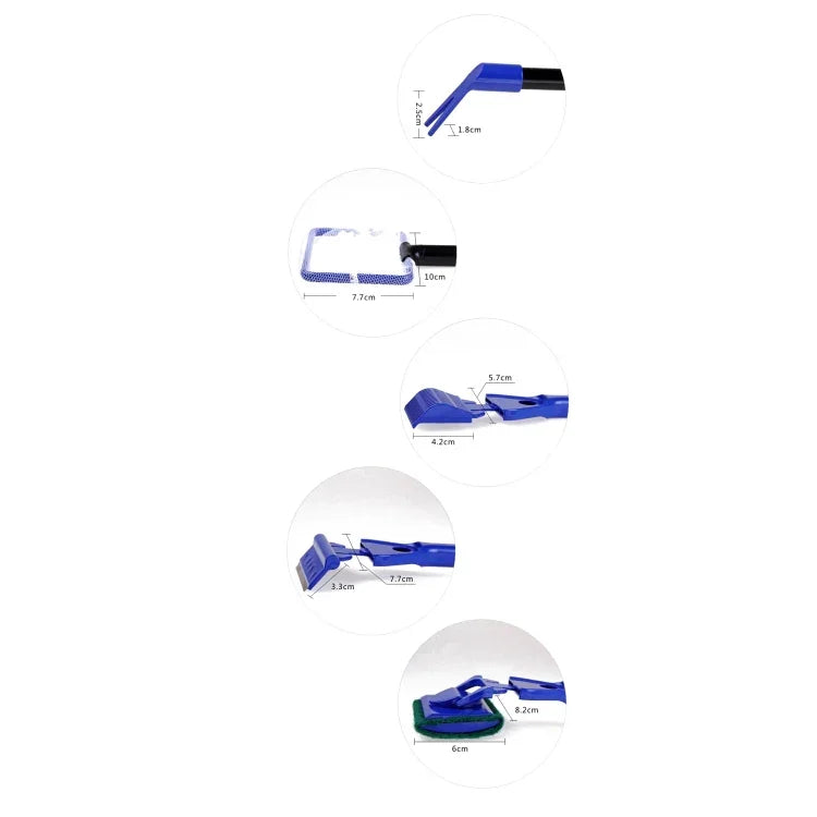 Fischtank-Aquarium-Reinigungsset 5-in-1, Fischtank-Aquarium-Reinigungswerkzeug