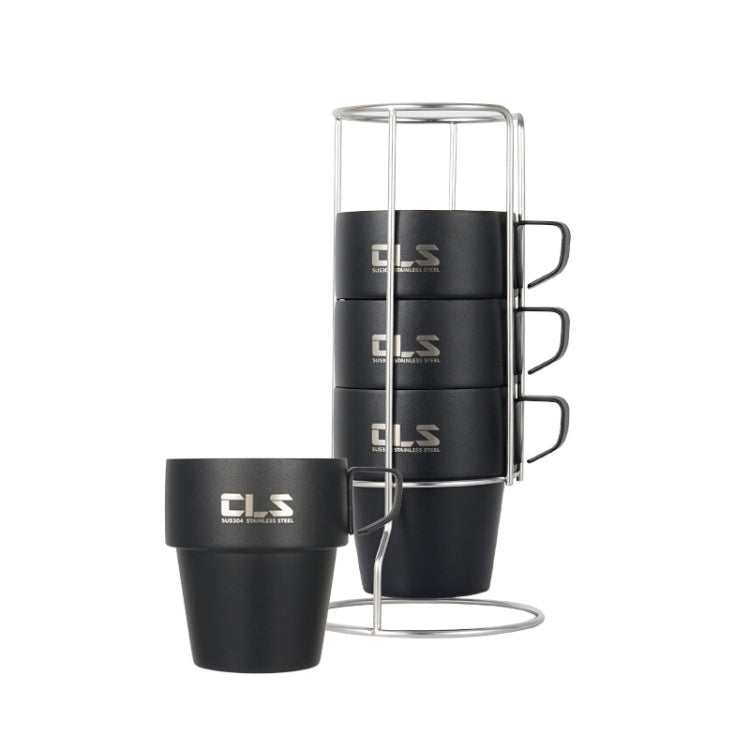 CLS 4-in-1 Outdoor-Campingbecher aus Edelstahl 304