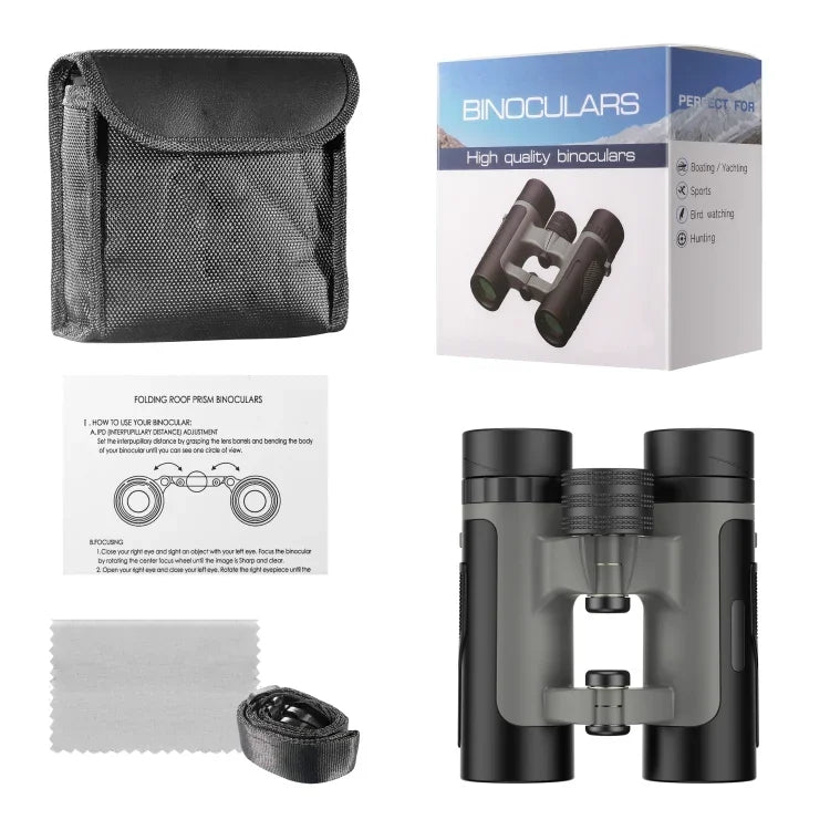APEXEL 10 x 25 Fernglas BAK4 Prisma Zoom Teleskop für Vogelbeobachtung Jagd Wandern, APL-RB10X25