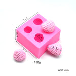 Fondant Schokoladenkuchen Erdbeer Silikonform, Kuchendekoration