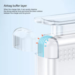 OATSBASF Transparente Silikon Stromschutz-Hülle für iPhone MacBook Pro Air, 20W, 30W / 29W, 60W / 61W, 85W / 87W / 96W